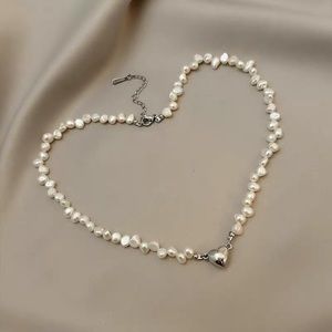 💎 BOGO❗️Natural Pearl Necklace with Heart Pendant